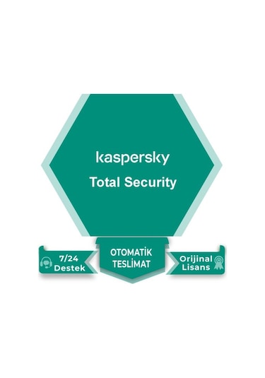 Kaspersky Total Security 2022-3 Cihaz 1 Yıl