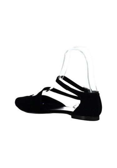 Fox Shoes Siyah Kadın Babet D726016902