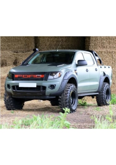 Rocas Ford Ranger Panjur Raptor Modeli 2012 2013 2014 2015 Kırmızı Yazı