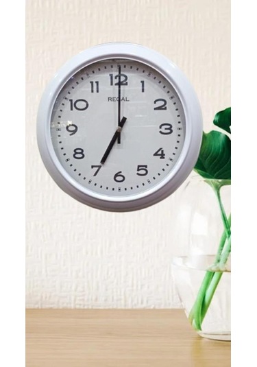 Regal 4290 Ww Özel Seri Metal Kasa Akar Sessiz Saniyeli Duvar Saati Çok Renkli