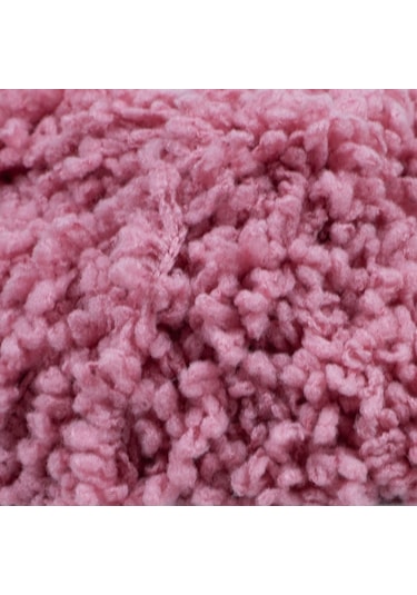 Happy Loopy Yarn - 100g / 100m %100 Polyester Buklet Örgü İpi - Pembe