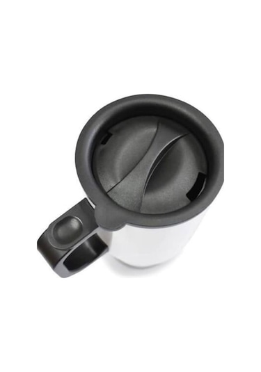 Kişiye Özel Kulplu Hayellerinin Peşinden Git Tasarımlı Çelik Bardak Termos - 450mlt Beyaz