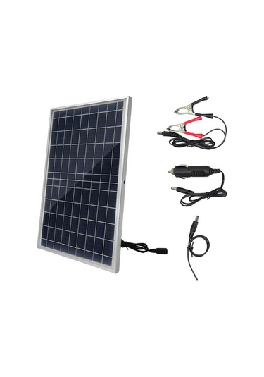 Mufunye 10w Polysilicon Güneş Paneli Seti Güneş Paneli Ve Güneş Şarj Kontrol Cihazı Kiti Kamp Seyahat Araba Cep Telefonu Açık Hava Acil Durum Güç Aksesuarı