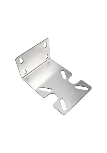 Tenfowee Stailyum Çelik Su Filtresi Kasa Braketi - Hava Ve Yağmur Dayanıklı, Duvar/pala/panel Montajı, Sağlam Bağlantı Sağlar Vidalı Yok Gümüş