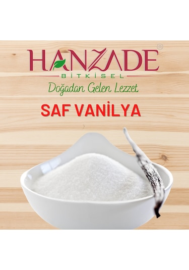 Hanzade Bitkisel Saf Vanilya Şekersiz 250 G