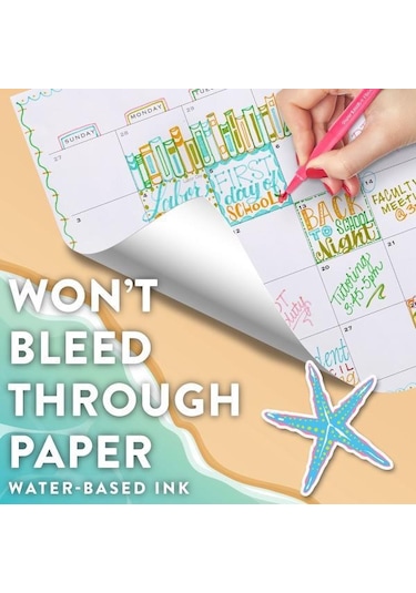 Paper Mate Flair Ocean Dream Keçeli Kalem Seti 12 Renk Orta Uç 0.7 Mm