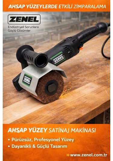 Zenel SAT-1301E Satina Zımpara Makinesi