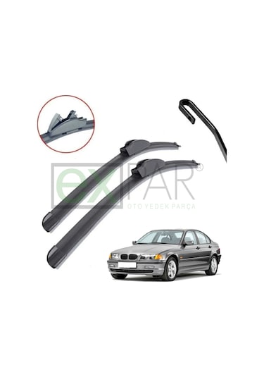 Bmw 3 Serisi E46 Ön Silecek Süpürgesi Takımı 1998 - 2005 Model Sedan Hatchback