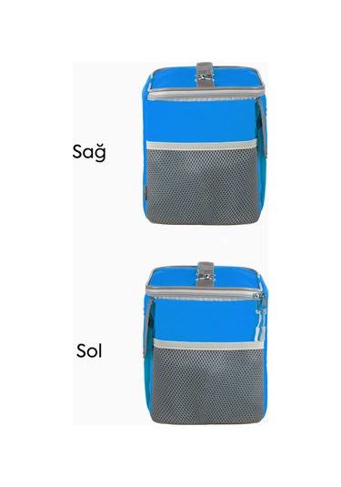 Best Çanta Pro+ 10 Litre Termos Piknik Çantası Yalıtımlı Termal Soğutucu Buzluk Çanta Mavi