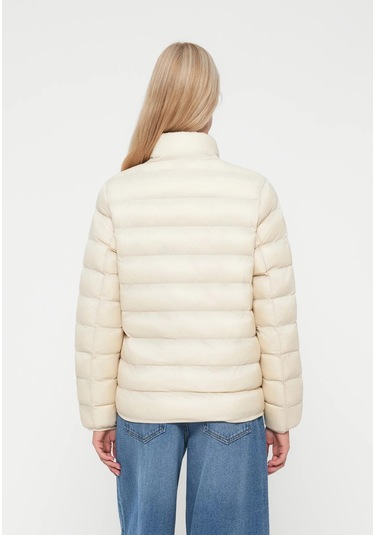 Little Big Ltb Denoso Kadın Şişme Mont 11264400425048 Bej