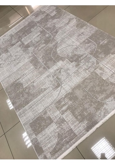 Merinos Halı Ritim 73339 071 Serisi Salon Oturma Yatak Odası Halısı Kahverengi - Bej