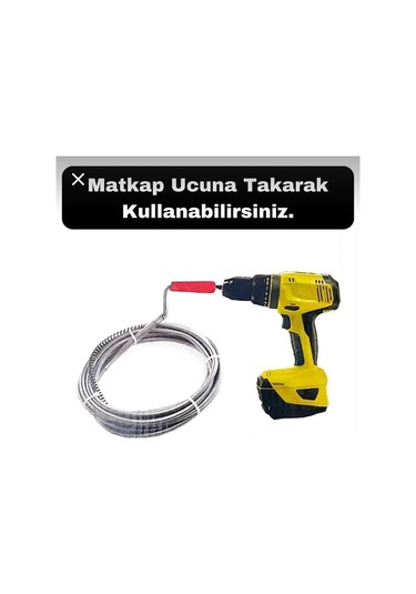 Lavabo Gider Açıcı Matkap Özel Uçlu Kanal Susta Matkap Ucuna Takarak Kullanabilirsiniz