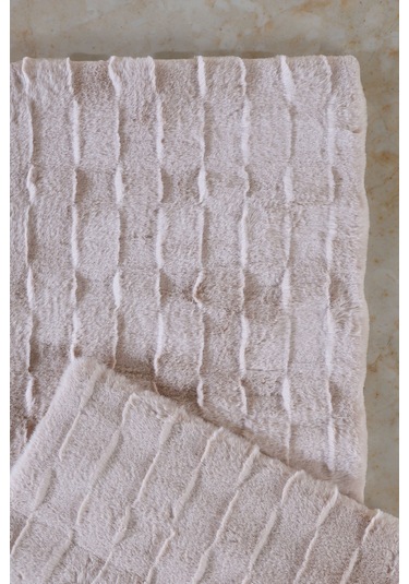 Elart Rita Paspas Takımı 60x100 Cm Bej Bej