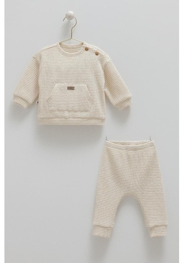Caramell %100 Pamuk Soft Teddy Erkek Bebek 2'li Takım Crml.tku1862 Ekru Caramell %100 Pamuk Soft Teddy Erkek Bebek 2'li Takım Crml.tku1862 Ekru