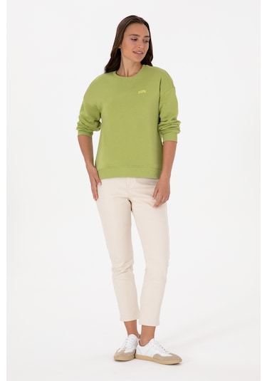 U.s. Polo Assn. Kadın Fıstık Sweatshirt 50313586-vr087 Fıstık