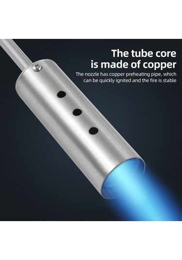 Geeroyoo Ayarlanabilir Alevli Propan Çim Yakıcı - Ergonomik Tutma Sapı Ve 15.000 Kcal/h Güç