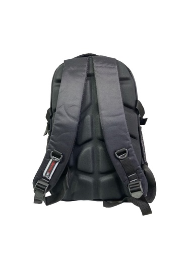 Büyük Su Geçirmeyen Kalın Kumaş Ortopedik Çok Bölmeli Okul Gezi Seyahat Kamp Sırt Çantası 32cmx47cm Siyah