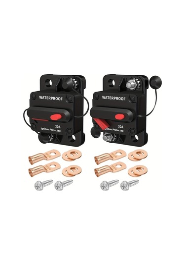 Motion003 30a 2 Adet 12v Dc Denizcilik Sınıfı 100 Amper Otomatik Sıfırlama Sigortası Tekn