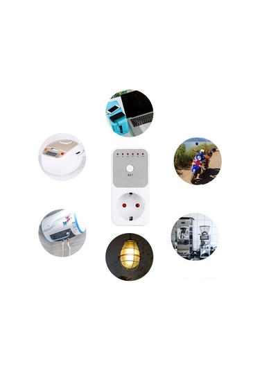 Monyee Otomatik Kapatma Fonksiyonlu Geri Sayım Zamanlayıcı Prizi - 1-10 Saat Ayarı, Ac240v, Avrupa Standartı Tm04 Classıc