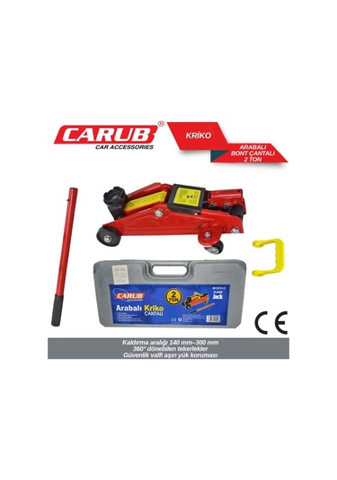 Kriko 2 Ton Arabalı Ce Belgeli Bont Çantalı Cbr-2700101