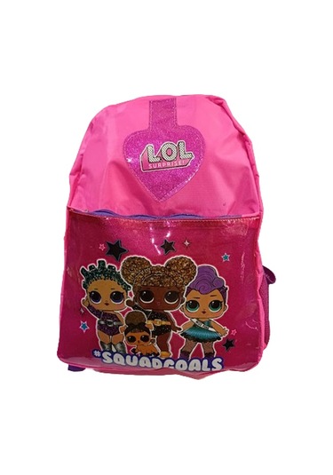 Lol Lisanslı Kaliteli Sırt Çantası İlkokul Pembe -3