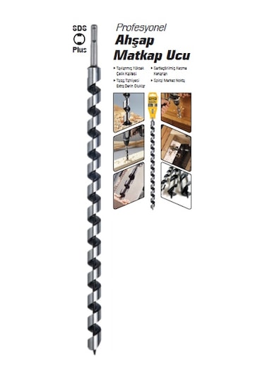 Baytaş Profesyonel Ahşap Matkap Ucu Sds 10 X 500 Mm
