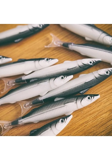 Deus Lıght Balık Kalem Seti 4 Adet 295470494 Gri