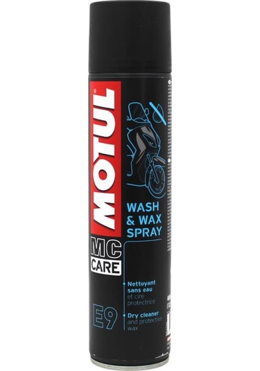 Motul E9 Wash & Wax 400 Ml Temizleme ve Parlatma Spreyi