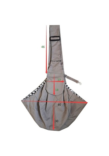 Dm Cbtx Evcil Hayvan Taşıma Çantası Omuz Askılı Ayarlanabilir Pet Gezisi Çapraz Sırt Çantası Gri