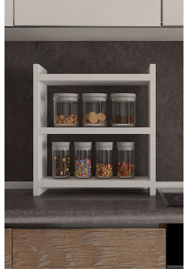 Moonlife Moonlife Mutfak Rafı Beyaz