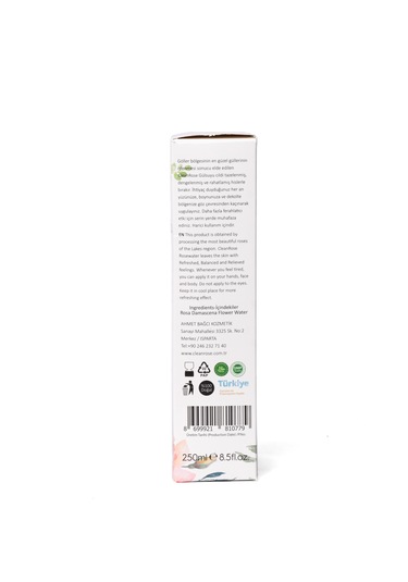 Clean Rose Cleanrose Doğal Gül Suyu 250 Ml