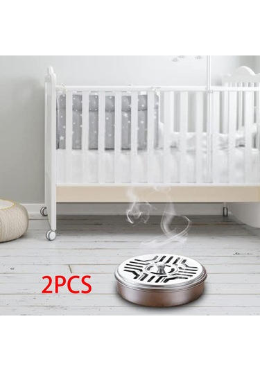 Suntek Brülör Bobin Tutucu Tütsü Kamp Için Kapalı Gümüş Gümüş