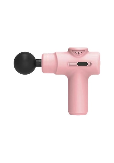 Kullanışlı Ev Masaj Tabancası Mini Çok Fonksiyonlu Profesyonel Dört Kafalı Fasya Tabancası Şarj Edilebilir Fasya Tabancası Masajı 84qqs7 Açık Pembe