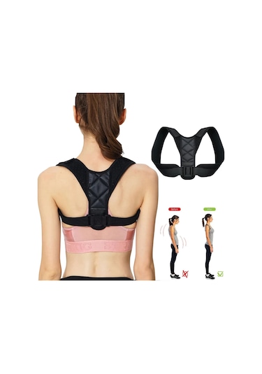 Ankaflex Dik Duruş Kamburluk Önleyici Sırt Omuz Bel Destek Korsesi