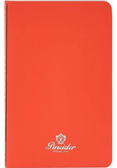 Pineider Defter Jazz 9x14 Cm Turuncu Cqs10qul01s039 Kırmızı