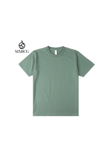 Yeni Japon Ağır Pamuklu Kısa Kollu Matcha Yeşili Matcha Yeşili