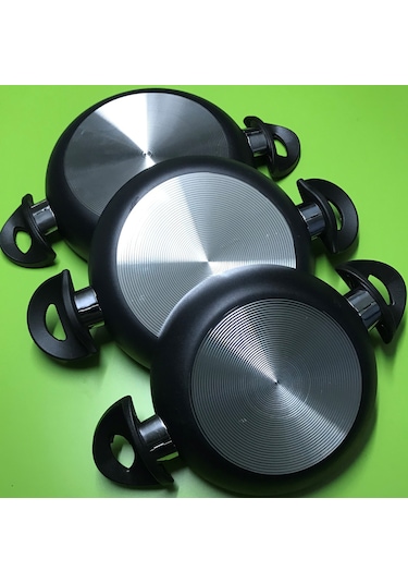 Teflon 3’lü Ekonomik Sahan Seti  18/20/22cm