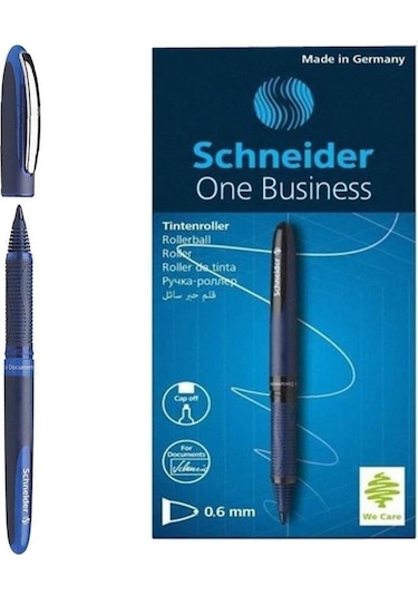 Schneider One Business Roller 0.6 MM 10'lu Mavi