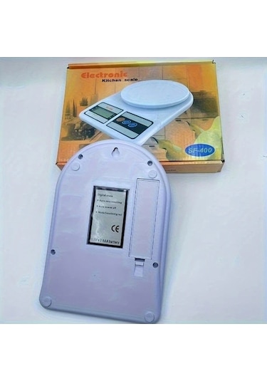 Fastbuy 10 Kg Beyaz Pilsiz Hassas Mutfak Tartısı Lcd Ekran, Bakım Ve Pişirme İçin Pratik Kullanım Beyaz