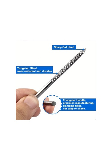 Willowhaven 3 Adet Tungsten Çelik Lastik Raybalı Matkap Ucu Lastik Tamir Eğesi Ve Tel Kesici