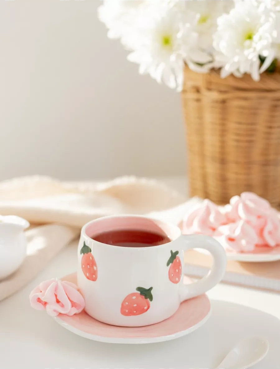 Perex Çay Takımı Tabak Ve Kupa Seti, 250 Ml 192909015 Beyaz