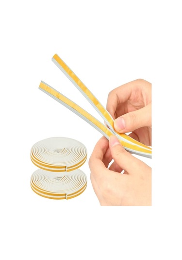 Kapı Pencere Bandı Beyaz 6mt Kapı Pencere Fitili İzolasyon Bantı