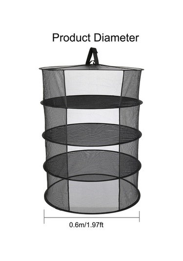 Pazly 4-8 Katmanlı Katlanır Kurutma Filesi - Bitki, Çiçek Ve Baharat Kurutma Çözümü