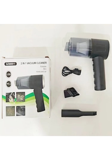 Black-120000pa 3 İn 1 Kablosuz Araç Süpürgesi Taşınabilir El Yüksek Güçlü Elektrikli Süpürge Araba Ev Ofis Klavye Temizleme