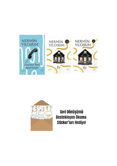 Unutma Beni Apartmanı Ciltli + Ev Ciltli + Ev + Okuma Sticker'ları