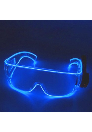 Şeffaf Led Gözlükler Neon Parlayan Gözlükler Cosplay Rave Festivalleri Cadılar Bayramı Barları Kulüpleri Partileri İçin Işıklı Gözlükler Çok Renkli
