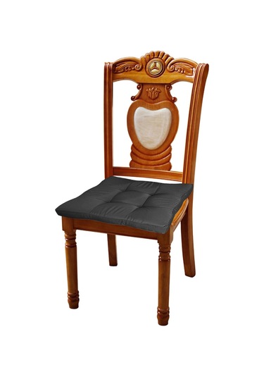 Suntek Magideal Sandalye Koltuk Pedi Minderi Kapalı Açık Yemek Siyah