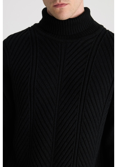 D's Damat Ds Damat Regular Fit Siyah Kazak 5hc060012125m 001