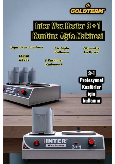 Inter Wax Heater 3+1 Kombine Ağda Makinesi