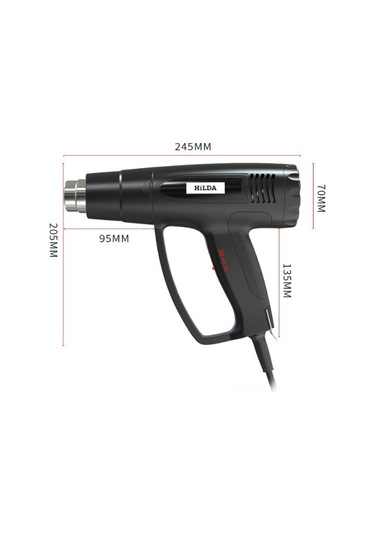 Sones Hilda Yüksek Sıcaklık Sıcak Hava Endüstriyel Sıcak Hava Filmi Aracı, Stil: 2000w